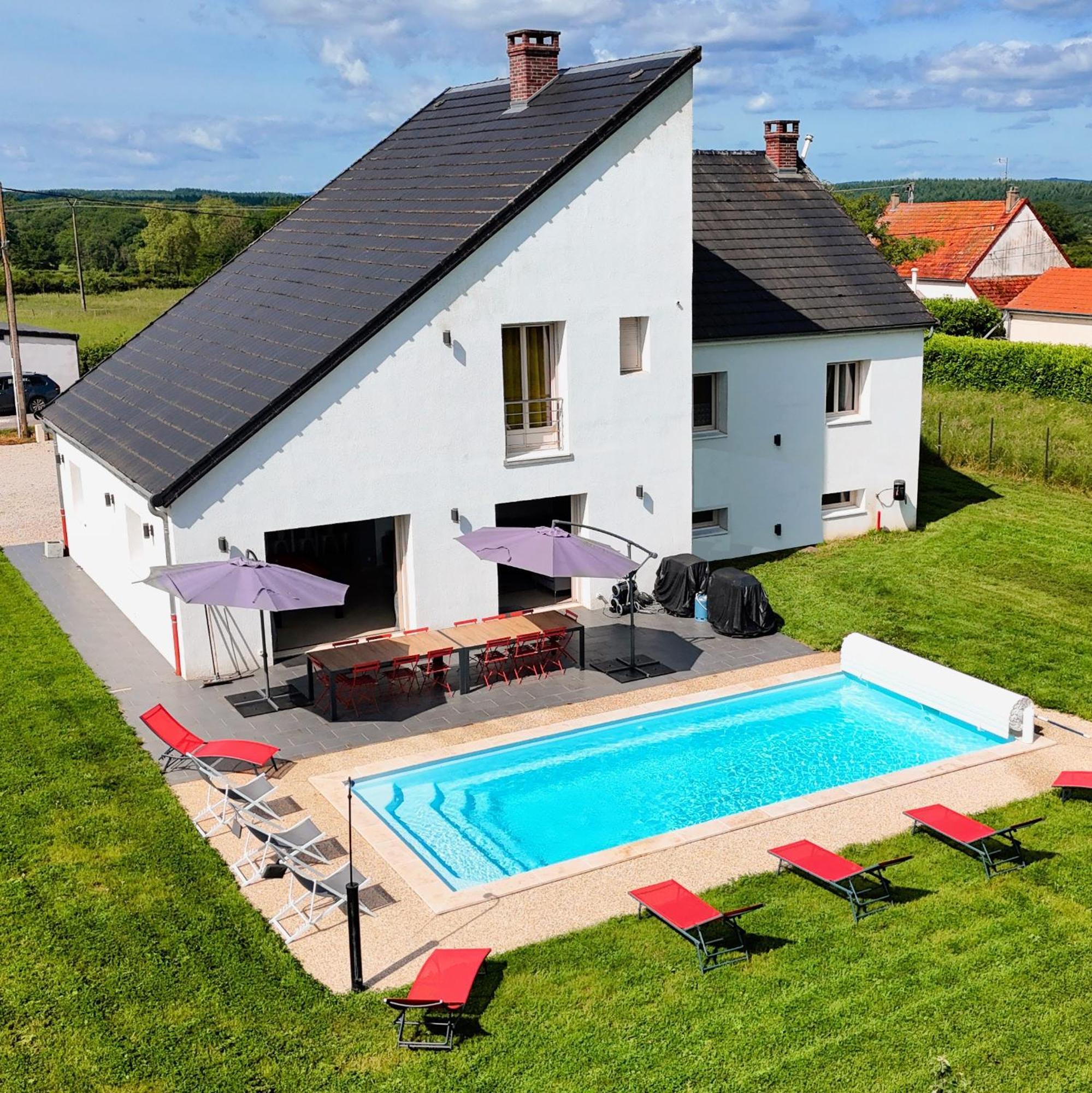 Les Retrouvailles Des Ducs By Vindihouses - Piscine Chauffe Toute L'Annee - Billard Magnien Екстер'єр фото